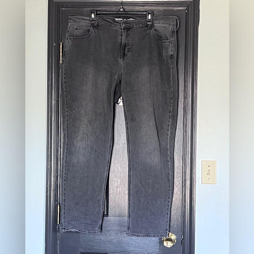 Old Navy sz 18 Faded Black Midrise Boyfriend Jeans
